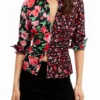 Floral Gathered Shirt
