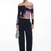 Floral Print T-Shirt M. Christian Lacroix