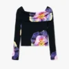 Floral Print T-Shirt M. Christian Lacroix