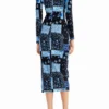 Floral Ribbed Midi Dress