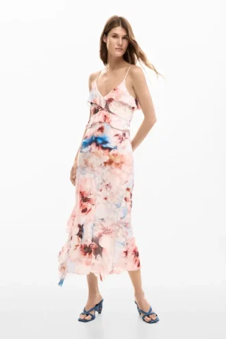 Floral Ruffle Dress