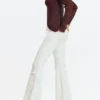 Frayed Flare Jeans