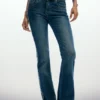 Frayed Flare Jeans
