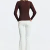 Frayed Flare Jeans