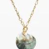 Gold-Plated Mother-Of-Pearl Shell Pendant Zalio