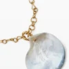 Gold-Plated Mother-Of-Pearl Shell Pendant Zalio