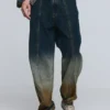 Gradient Denim Trousers