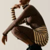 High Neck Knit Dress