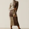 High Neck Knit Dress
