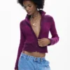 Highneck Knit Jacket