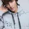 Hooded Lettering Sweatshirt