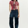 Iridescent T-Shirt Zipper