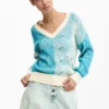 Jacquard Knit Sweater