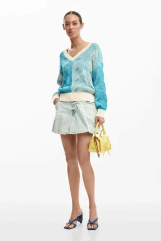 Jacquard Knit Sweater