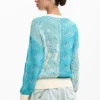 Jacquard Knit Sweater