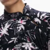 Kimono Neck Leaf Dress