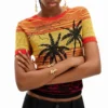 Knit Palm Tree T-Shirt