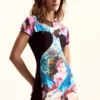Knitted Dress Flowers M. C. Lacroix