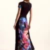 Knitted Dress Flowers M. C. Lacroix