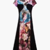 Knitted Dress Flowers M. C. Lacroix