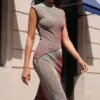 Knitted Strappy Dress
