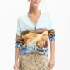 Landscape Cardigan Sweater