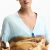Landscape Cardigan Sweater