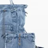 Large Denim Backpack