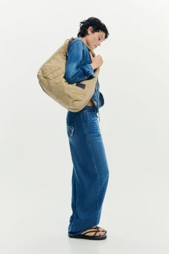 Large Denim Bag