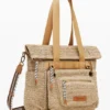 Large Modular Raffia Backpack