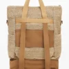 Large Modular Raffia Backpack