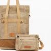Large Modular Raffia Backpack