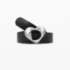 Leather Heart Belt