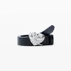 Leather Heart Belt