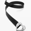 Leather Heart Belt