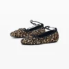 Leather Print Ballerina