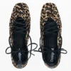 Leather Print Ballerina