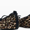 Leather Print Ballerina