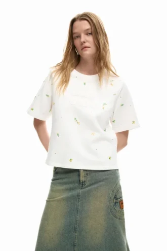 Logo T-Shirt with Appliques