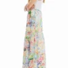 Long Combination Tulle Dress