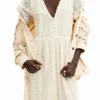 Long Embroidered Dress