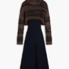 Long-Sleeved Knit Dress