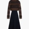 Long-Sleeved Knit Dress