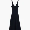 Long-Sleeved Knit Dress