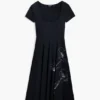 Low-Cut Midi Dress
