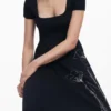 Low-Cut Midi Dress