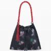 Medium Backpack Flower Texture