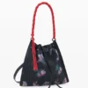 Medium Backpack Flower Texture
