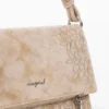 Medium Bag with Embroidered Flap