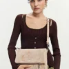 Medium Bag with Embroidered Flap